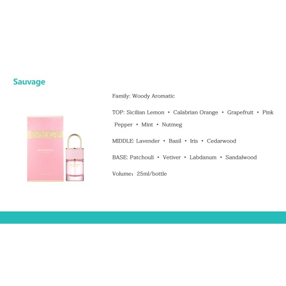 LONKOOM PINK TEMPTATION Perfume 25ml, Woody Aromatic Long‑Lasting Eau De Parfum Spray